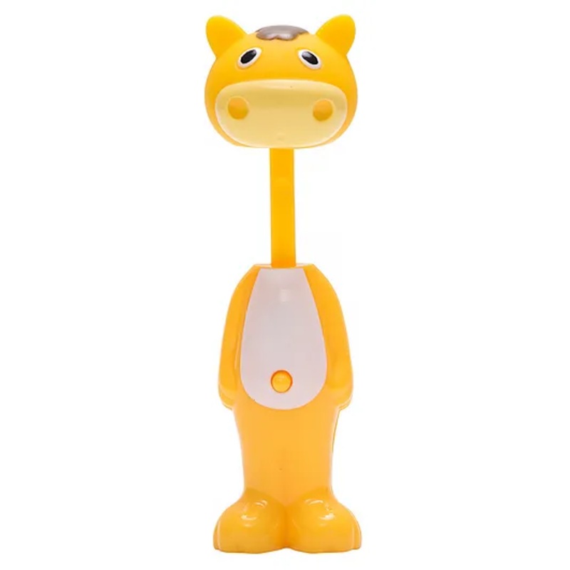 Adore Kids Pop Up Toothbrush with Safety Head Attractive Character - Yellow
