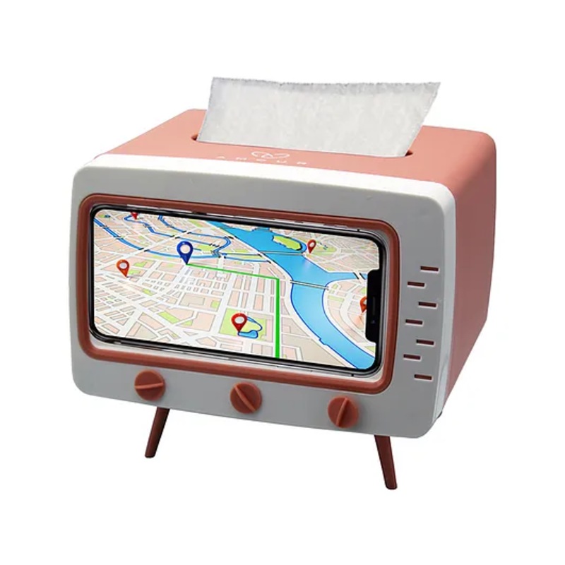 Amour TV Shaped Tissue Box - Pink