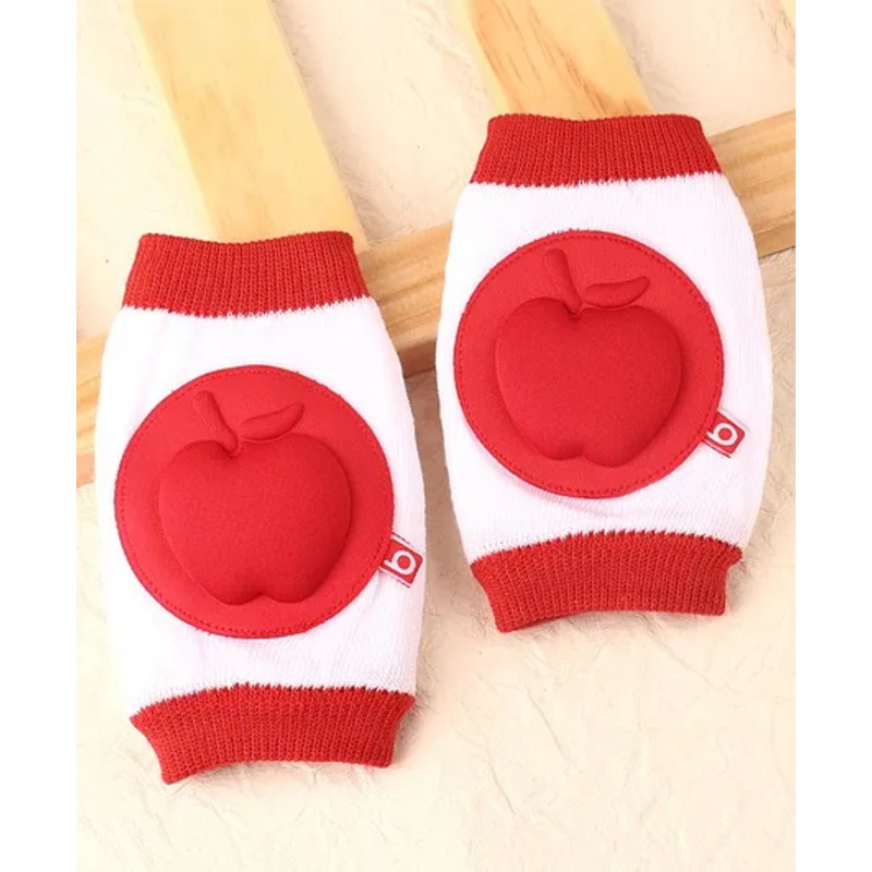 Babyhug Elbow & Knee Protection Pads Red White (Design May Vary)