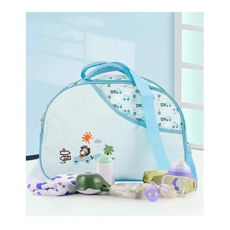 Domenico Diaper Nappy Changing Baby Diaper Bag Baby Bag Mummy Bag Handbag Mama's Bag Diaper Bag One Size - Blue