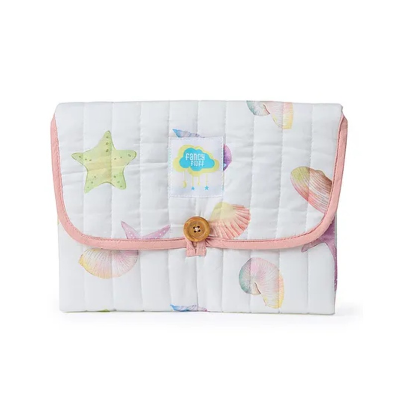 Fancy Fluff Organic Portable Changing Mat - Sea Fantasy
