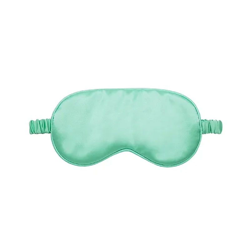 Jenna Silk Plain Sleeping Eye Mask - Green
