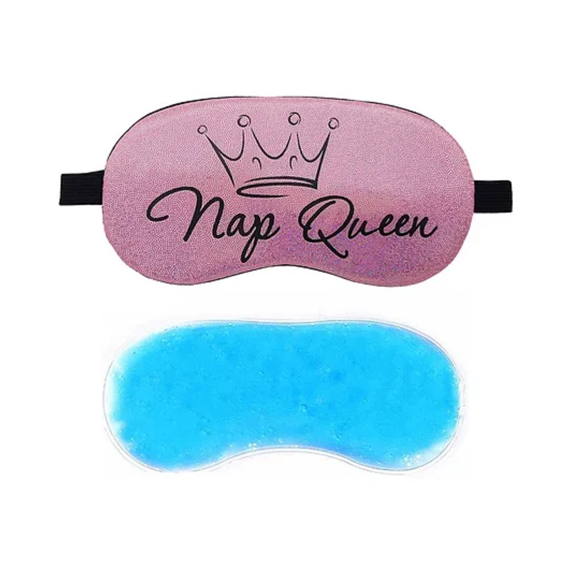 Jenna Sleeping Eye Mask With Cooling Gel NapQueen Print - Pink