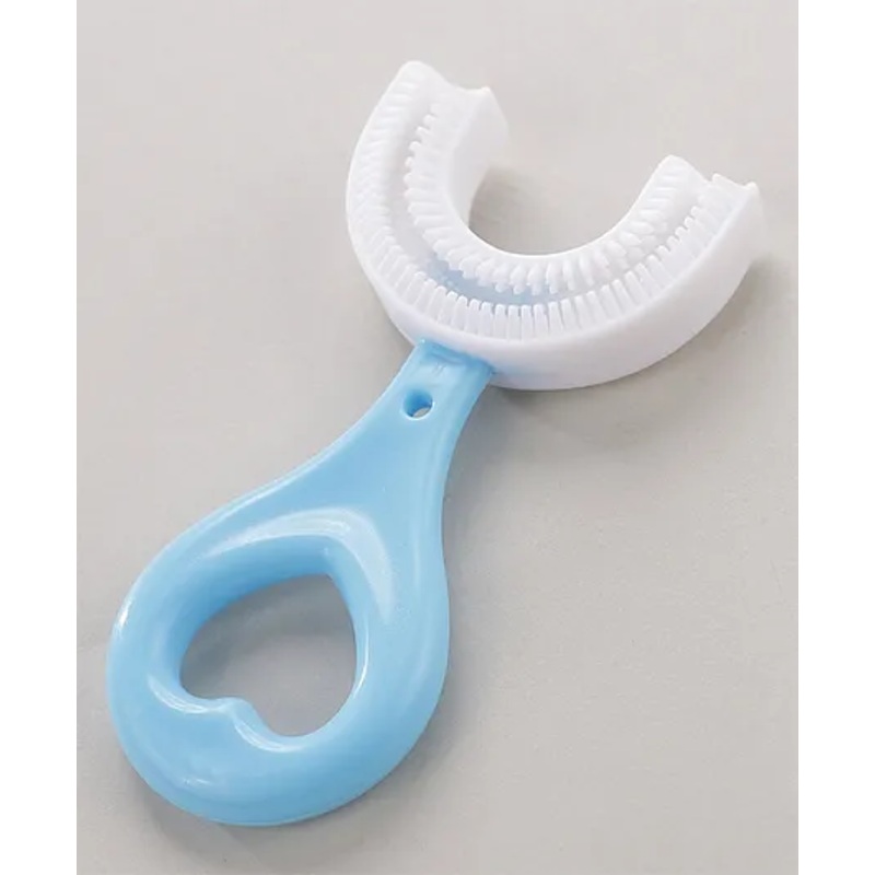 Kritiu Soft Sillicone U-Shaped Toothbrush - Blue