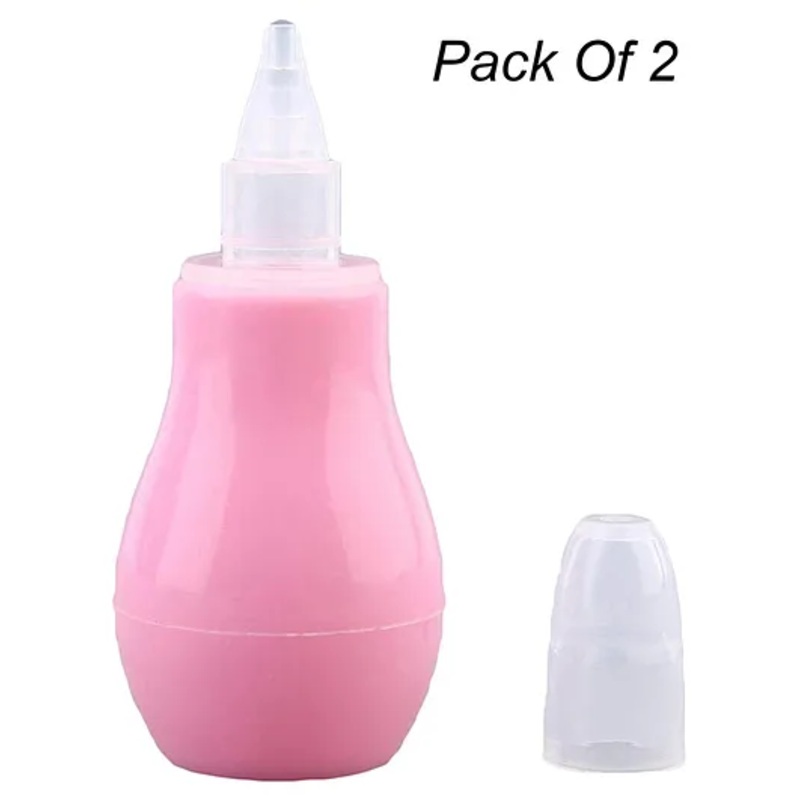 Mihar Essentials Silicone Nasal Aspirator (Pack Of 2)-Color May Vary