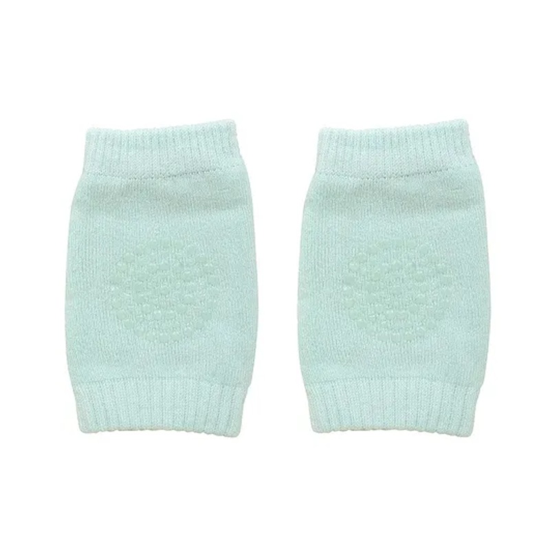 NeonateCare Anti Slip Padded Baby Knee Pad - Sky Blue (1 pair)