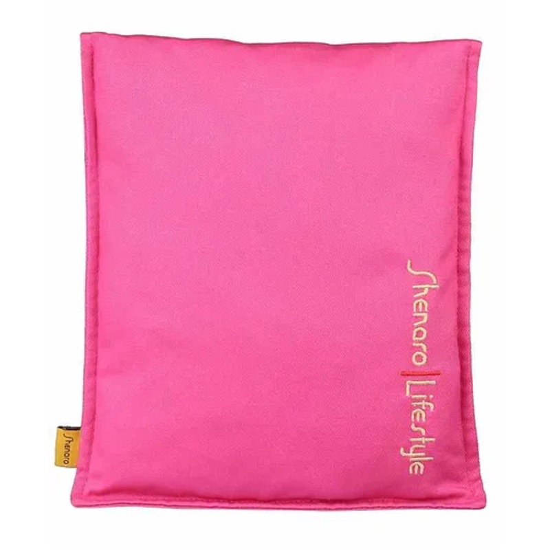 Shenaro Organic Cotton Pain Relief Wheat Bag With Treated Whole Grains - Pink