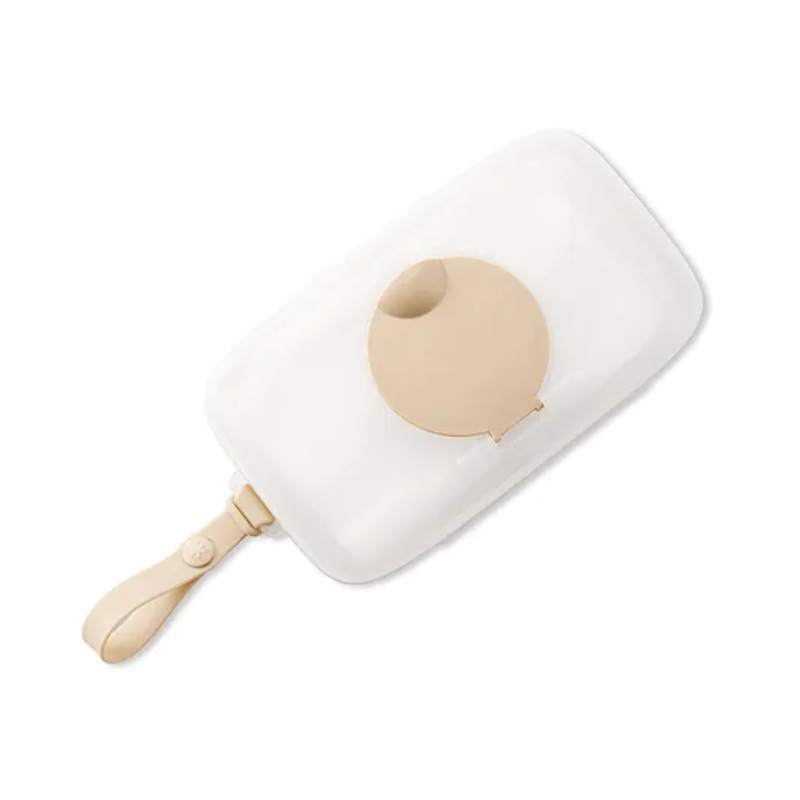 Skip Hop Grab & Go Snug Seal Wipes Case Oat Birth+ to 24M