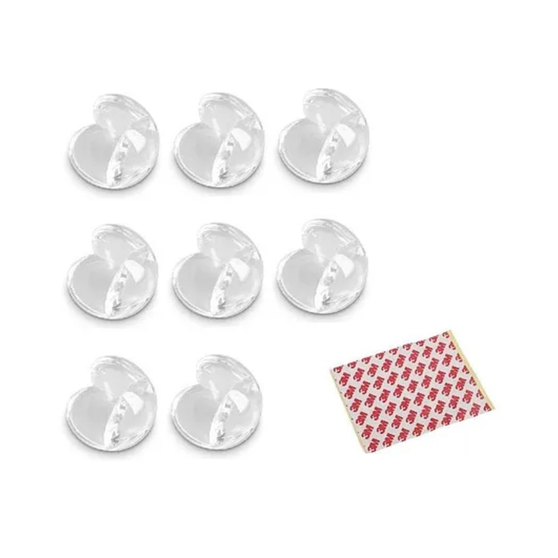 Syga Round Corner Guards Pack of 8 - Transparent