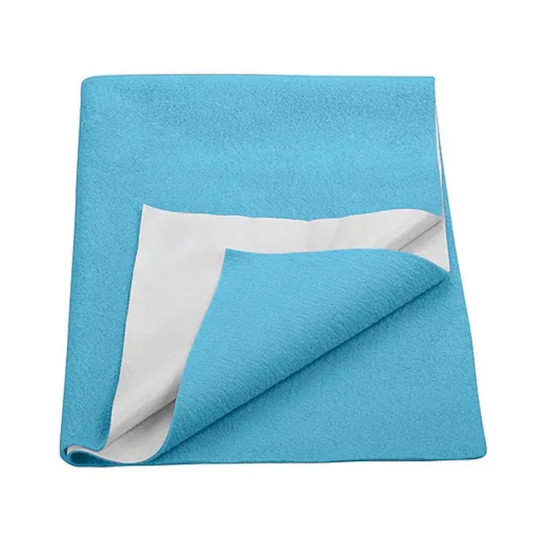 Trance Home Linen Medium Size Waterproof Breathable Quick Dry Sheet - Sky Blue
