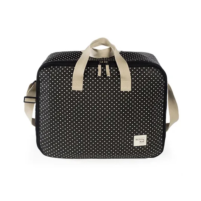 Walking Mum Emily Black Travel Holiday and Maternity Bag