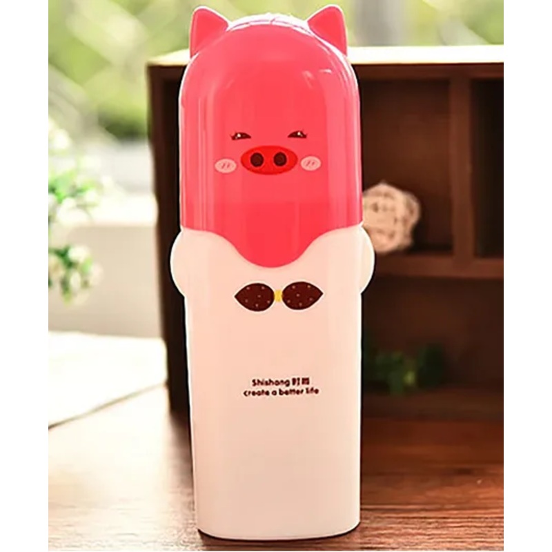 Adore Kiddo The Character Hood Antibacterial Oral Care Storage Case - Pink