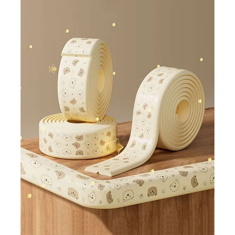 Animal Printed Edge Guard  2 Metres Cushion Strip for Baby Table Protection