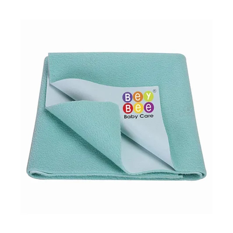 BeyBee Cotton Baby Bed Protecting Mat (Sea Green Small)