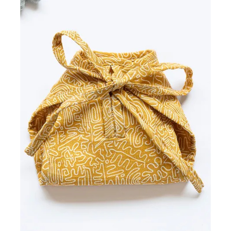 Cocoon Care Unisex Bamboo Muslin Yellow cloth nappy with extra padding for Baby 0 To 6 Months