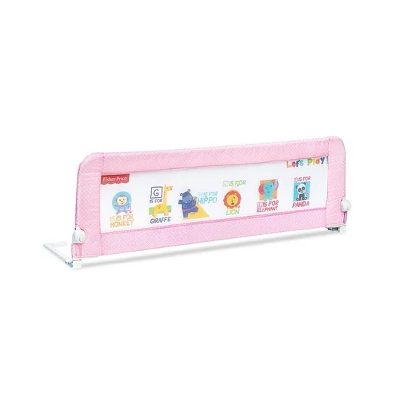 Fisher Price by Tiffany Playtime Bed Rail Guard 1.5m - Pink