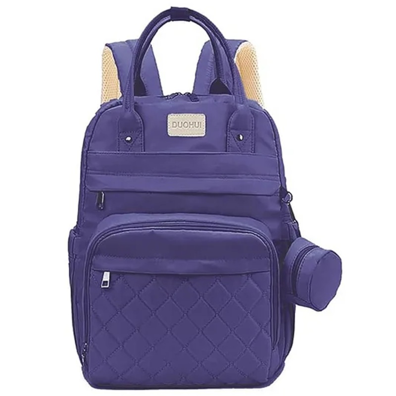 House of Quirk Diaper Bag Maternity Backpack Baby Girl Boy Diaper Bag for Dad Mom with Pacifier Case Unisex Large Diaper Bag for Travel-Duhoi Navy