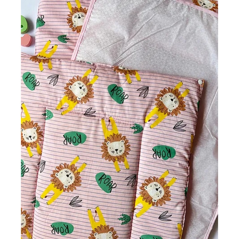 Reusable Diaper changing mats- Set of 3 - Pink