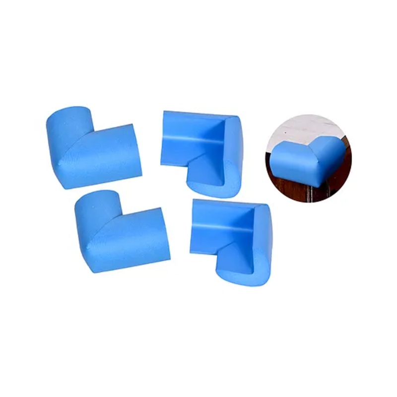 The Little lookers Baby Proofing L Shaped Corner Guards Blue - Pack of 4