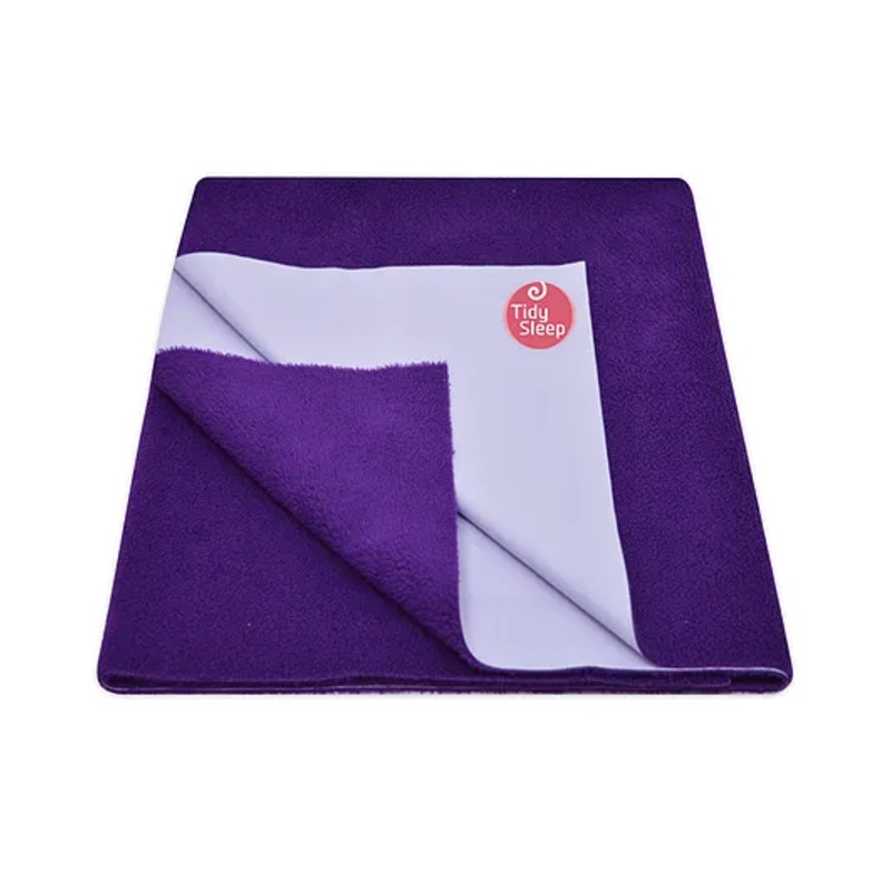 Tidy Sleep  Ultra Absorbent Baby Dry Sheets & Bed Protector - Plum