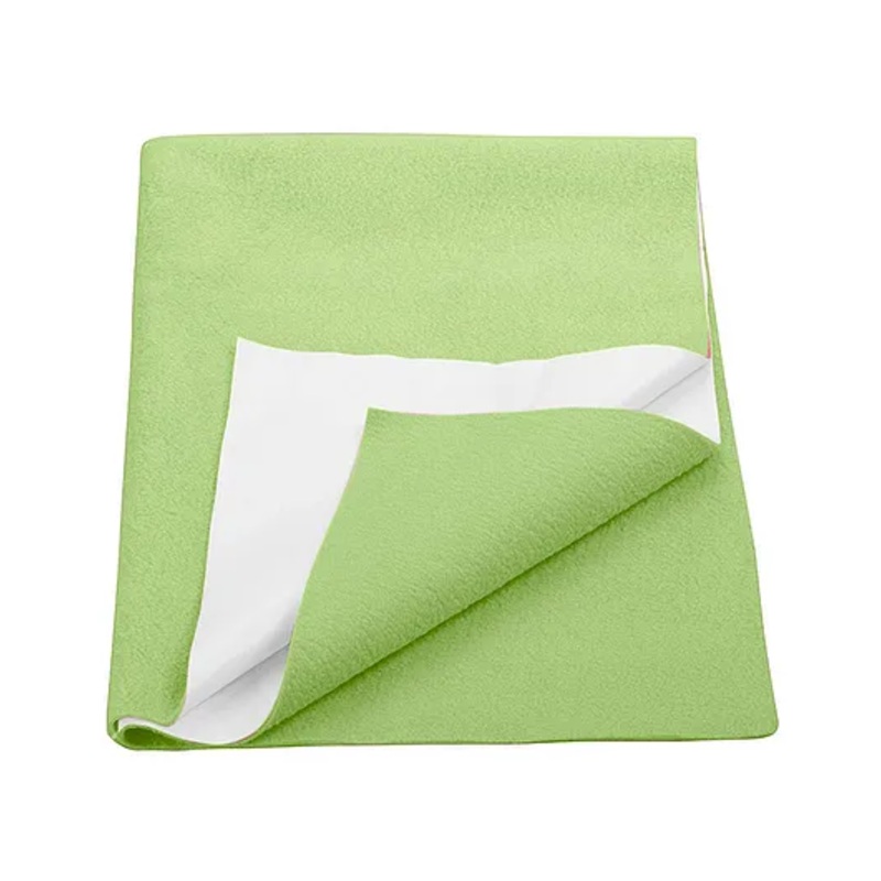 Trance Home Linen  Supersoft Soft Baby Dry Sheet for Kids- Large, Pista Green