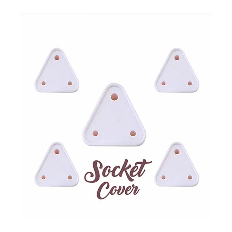 BabySafeHouse Electrical Socket Cover Guards Pack of 5 - White