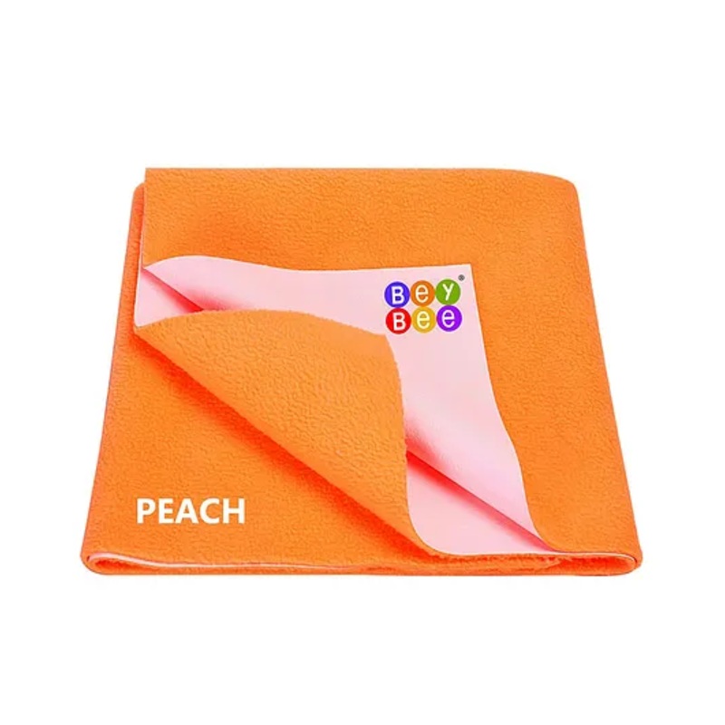 BeyBee Cotton Baby Bed Protecting Mat Medium - Peach