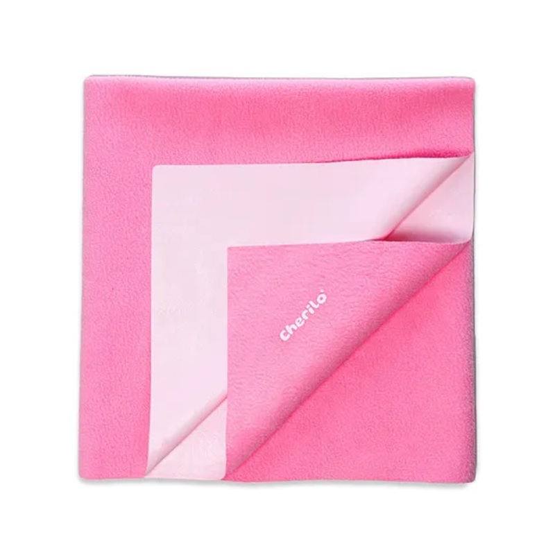 Cherilo Quick Dry Baby Bed Protector Large - Pink