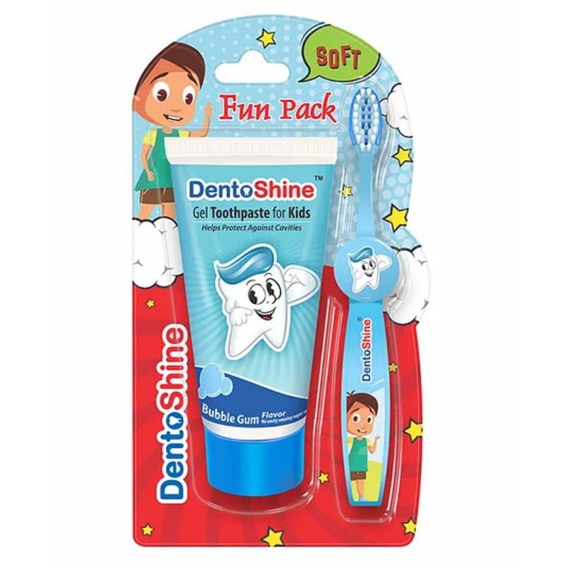 DentoShine Kids Fun Pack Bubble Gum - 80 gm