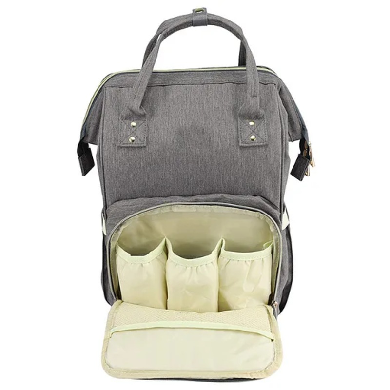 House of Quirk  Diaper Bag Maternity Backpack -  Grey