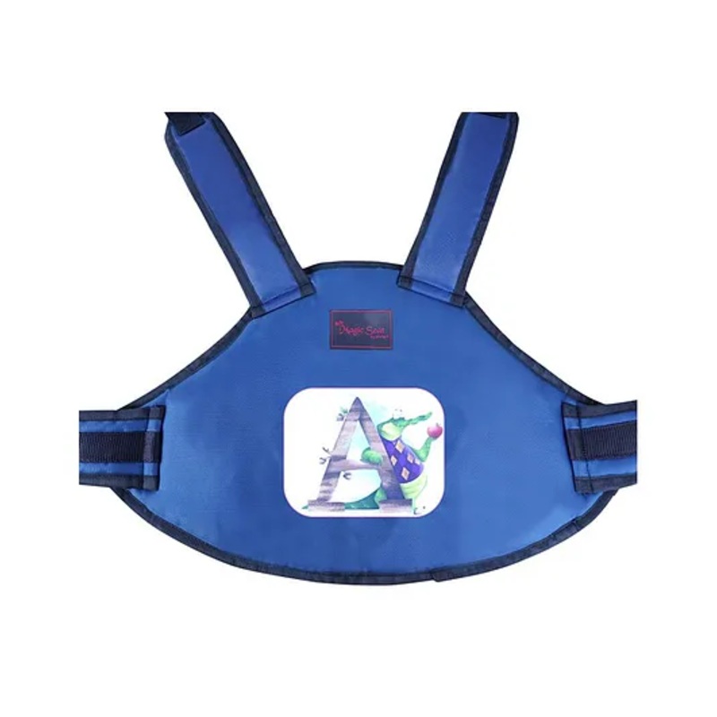 Magic Seat Child Safety Belt for Two Wheeler Ride - Blue
