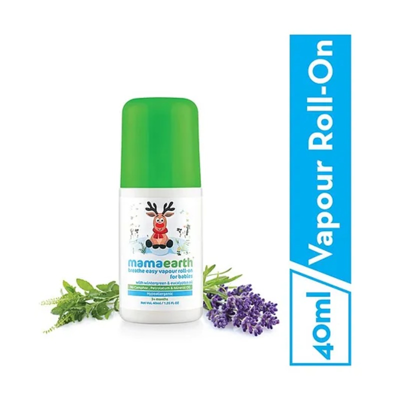mamaearth Natural Breathe Easy Vapour Roll-On - 40 ml
