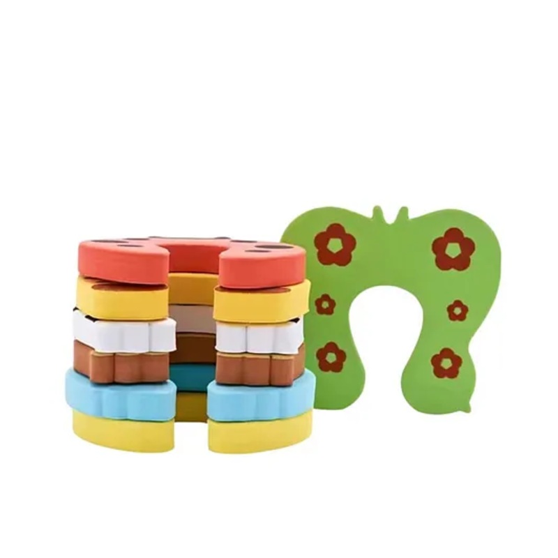 Nexbie Animal Shaped Foam Door Stopper Multicolor - Pack of 6