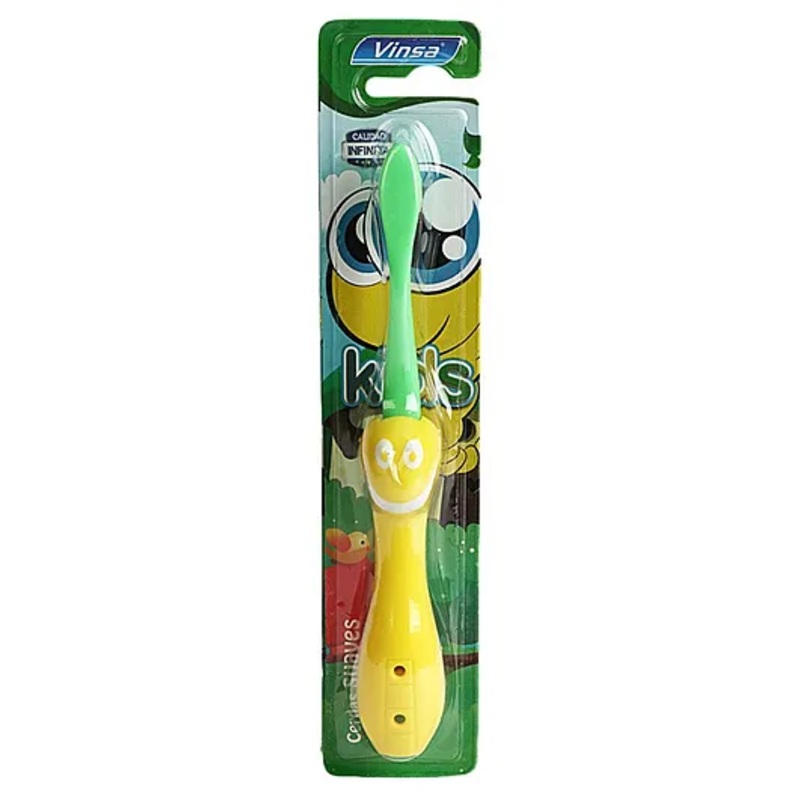 PASSION PETALS Smile Design Foldable Toothbrush - Yellow Green