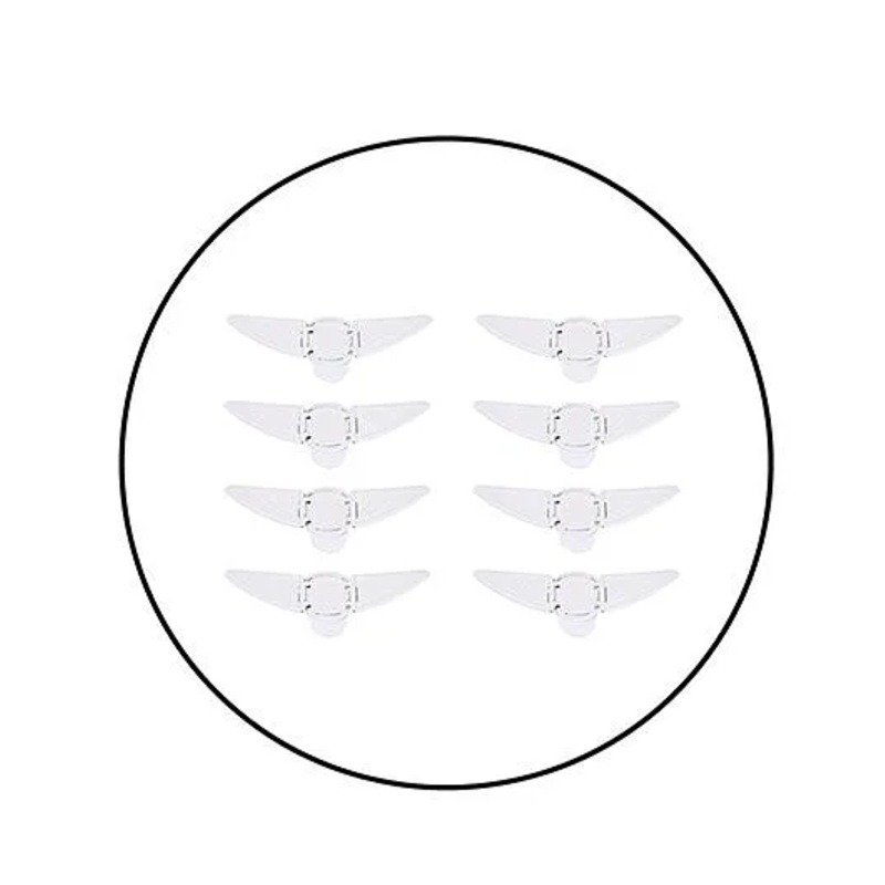 Safe-O-Kid Butterfly Shaped Sliding Window Lock White - Pack of 8