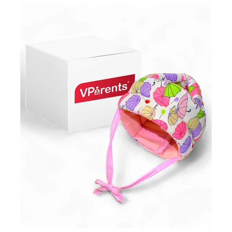 Vparents Chunky Baby Head Protector for Safety with Proper Air Ventilation & Corner Guard Protection - Pink