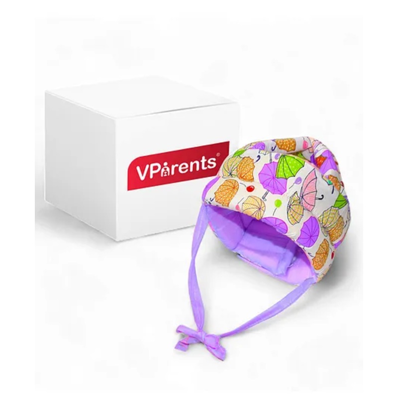 Vparents Chunky Baby Head Protector for Safety with Proper Air Ventilation & Corner Guard Protection - Purple