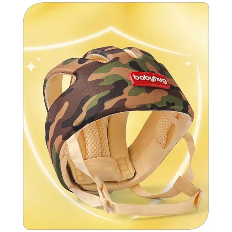 Babyhug Premium Baby Safety Helmet - Camouflage