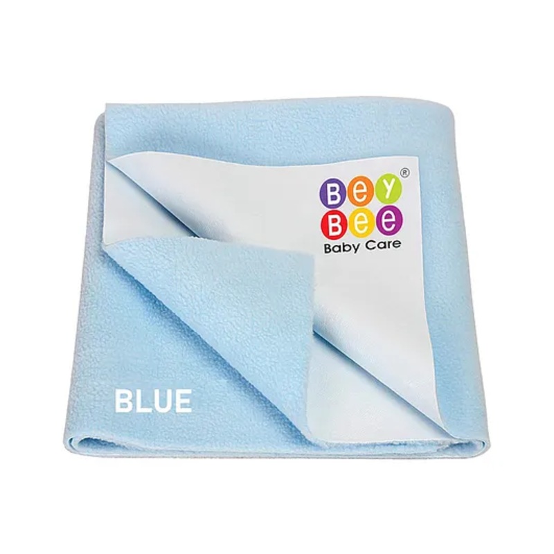 Bey Bee Cotton Baby Bed Protecting Mat Small - Blue