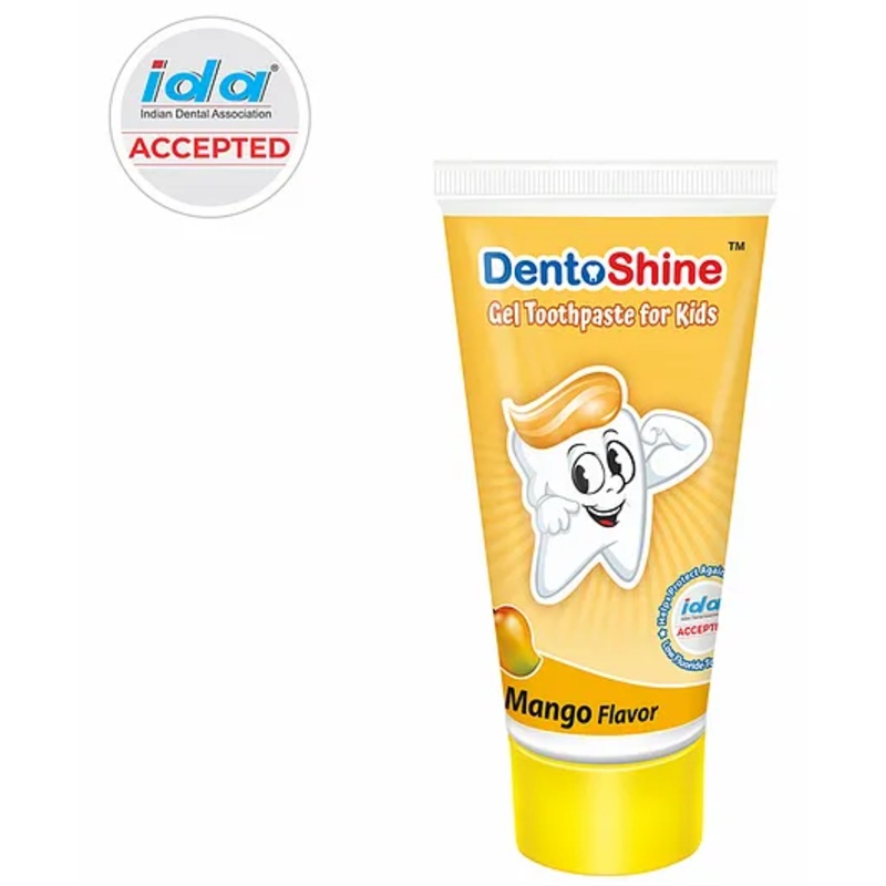 DentoShine Mango Flavoured Gel Toothpaste - 80 gm