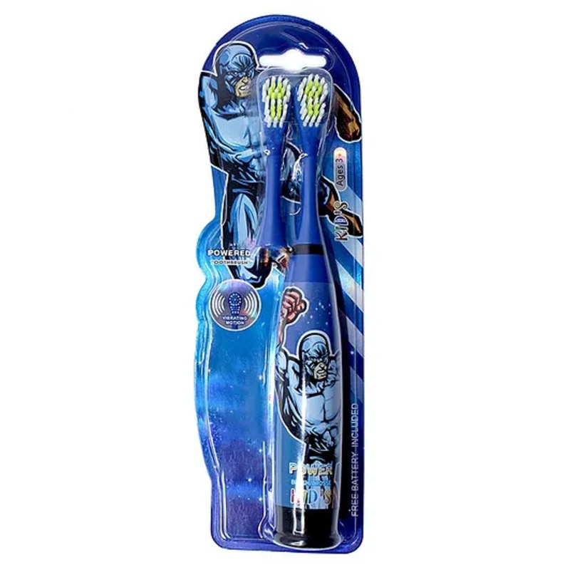 Enorme Battery Powered Electric Soft Bristles Toothbrush with Extra Brush - Blue