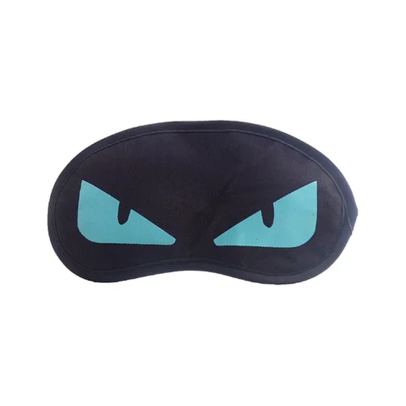 Jenna BlueEye Cartoon Face Sleeping Eye Mask - Black