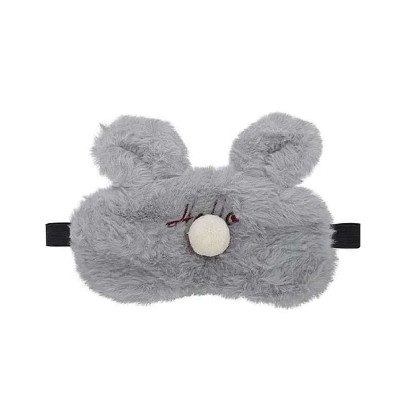 Jenna Fur Hello Grey Cute Sleeping Eye Mask