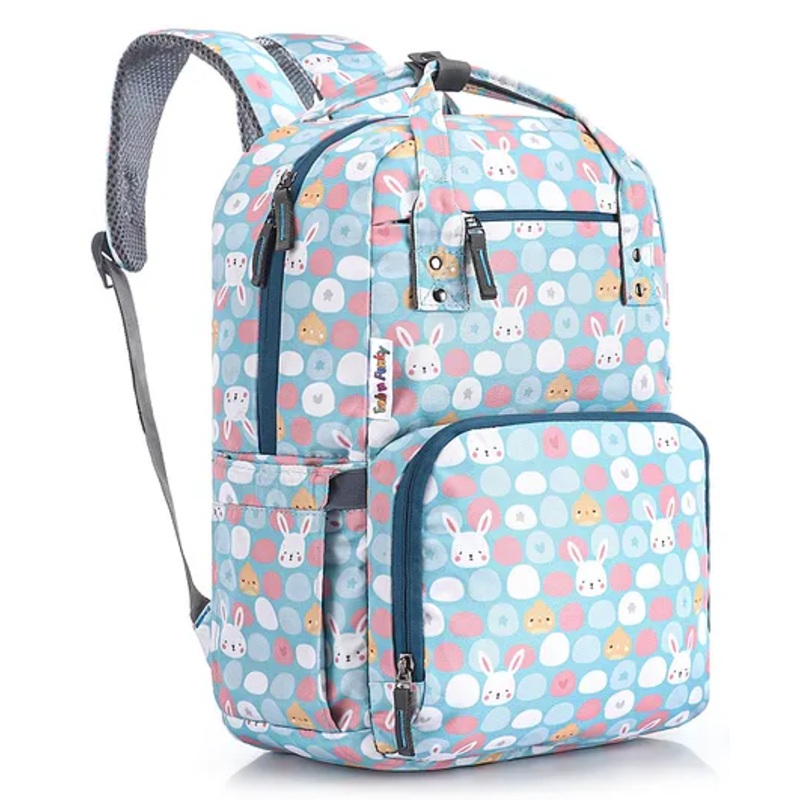 Multipurpose Diaper Backpack Bunny Theme - Blue