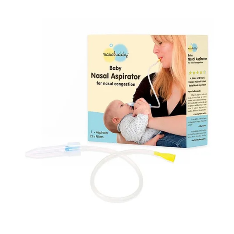 Nasobuddy Nasal Aspirator - White And Yellow