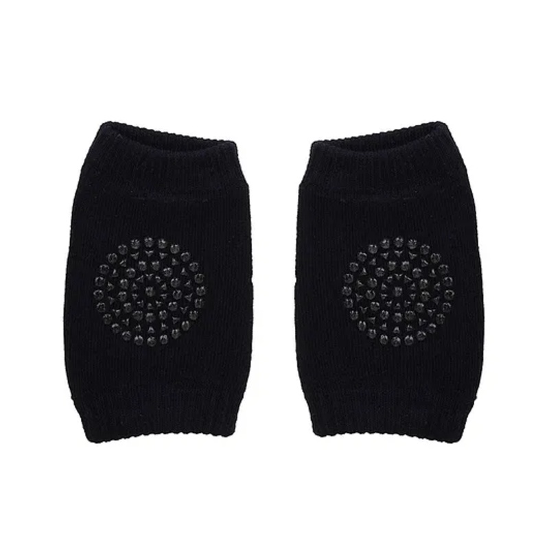 NeonateCare Anti Slip Padded Baby Knee Pad - Black(Pack Of 1)