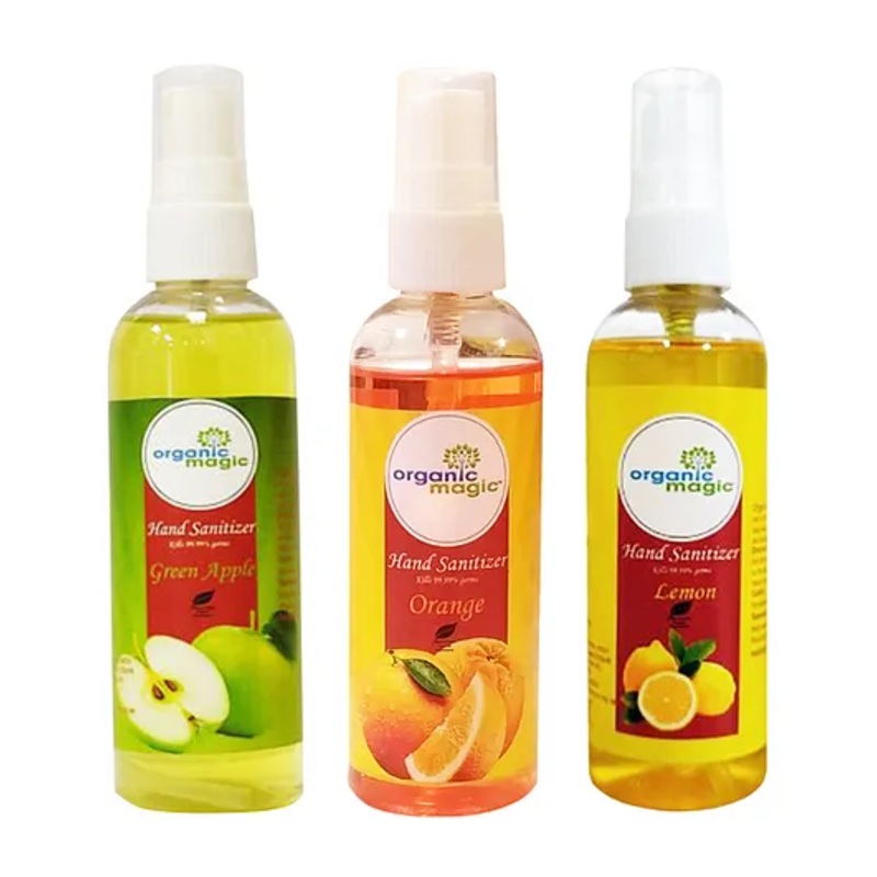 Organic Magic 3 Flavours Hand Sanitizer - 100 ml