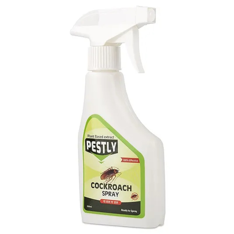 Pestly Herbal Cockroach Repellent Spray  250ml (Pack of 2) | Natural, Non-Toxic Pest Control for Home & Kitchen | Safe for Kids & Pets | Eco-Friendly Anti-Cockroach Spray