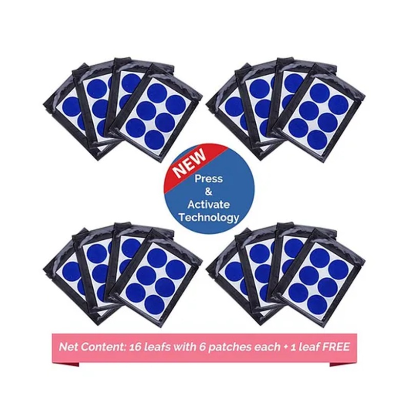 Safe-O-Kid Mosquito Repellent Patches Blue - 96 Pieces