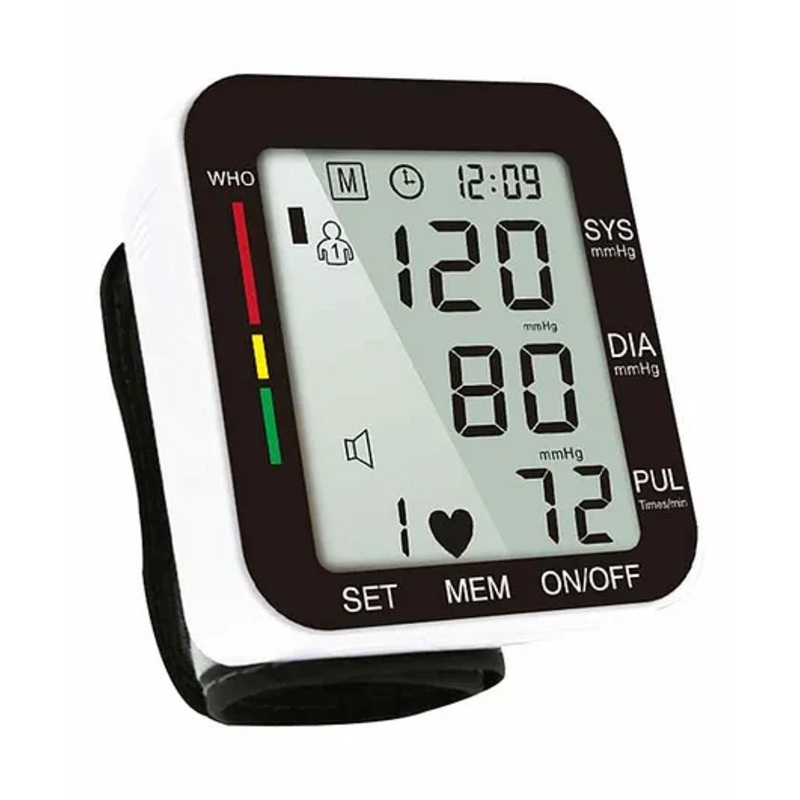 Sahyog Wellness Automatic Wrist Digital Blood Pressure Machine - White